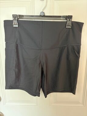 all in motion Black High-Rise Athletic Shorts